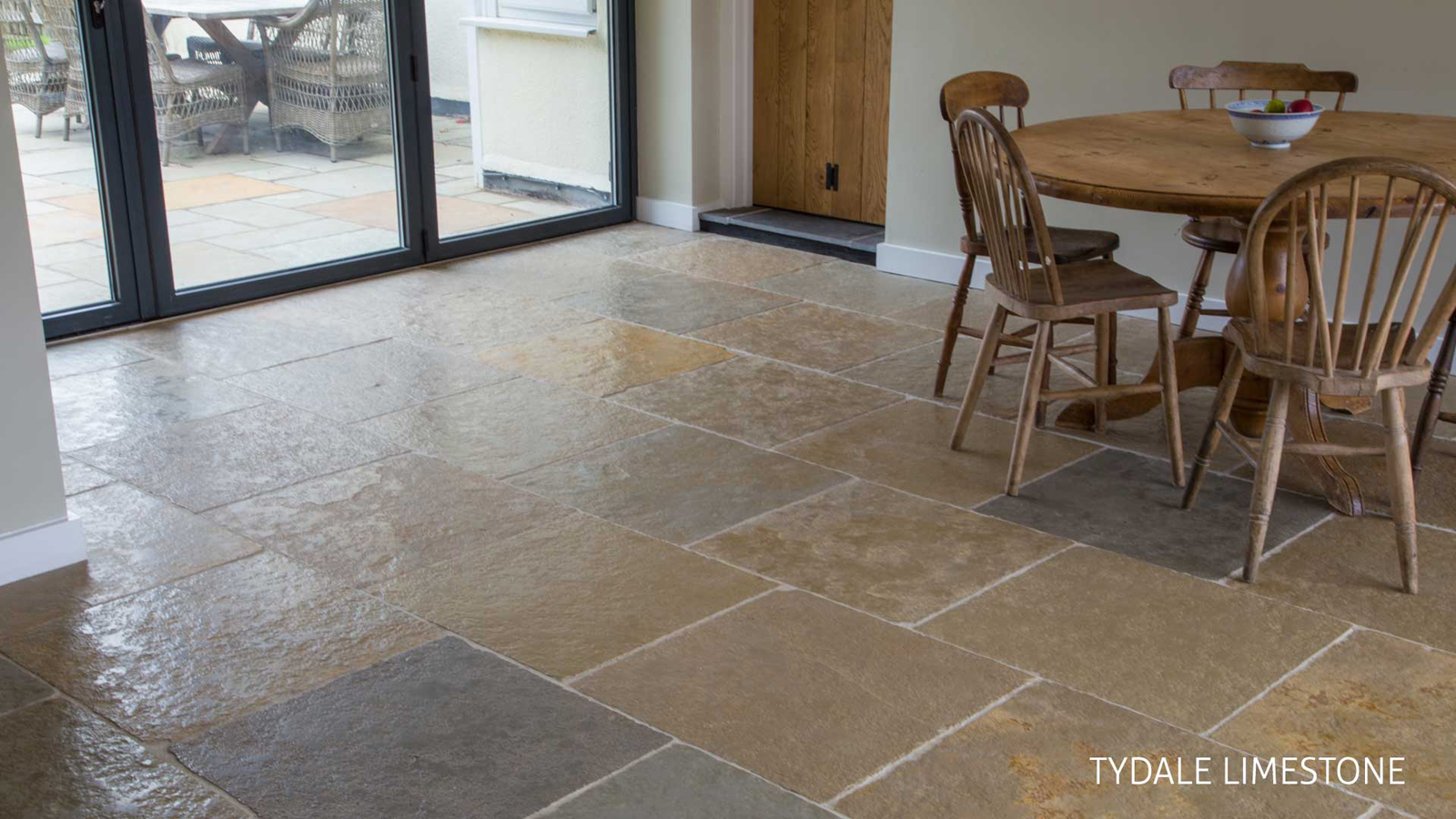 Tydale Tumbled Semi Honed Limestone Floor Tiles