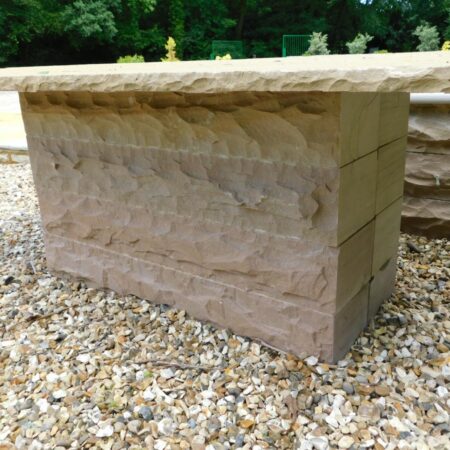 Fawn Beige Sandstone Walling Blocks